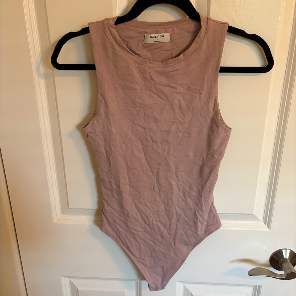 Babaton Mauve Sleeveless Bodysuit